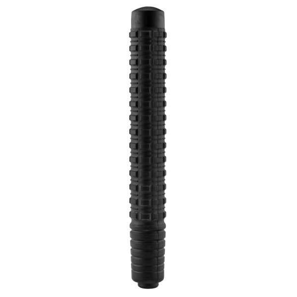 Matraque Téléscopique noire avec poignée antidérapante 16" 400mm