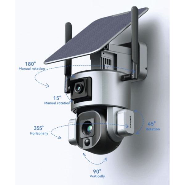 Caméra 360° 4K CAM1073 WiFi Num'Axes