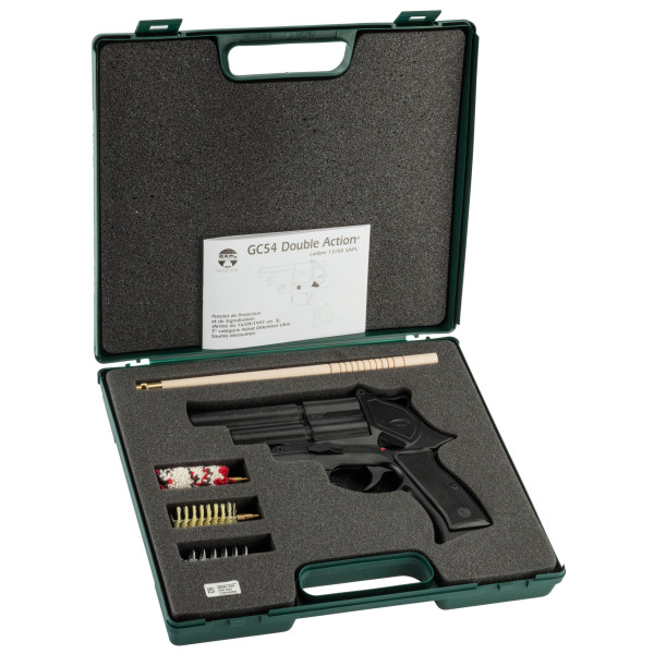 Pack Pistolet Gomm-Cogne SAPL GC 54 Bronzé + 1 Boite de 5 Cartouches 12/50 SAPL Chevrotine