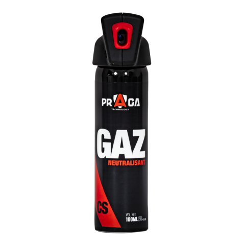 Bombe Gaz Praga CS Pro 100Ml : Sécurité Optimale et Portée Étendue