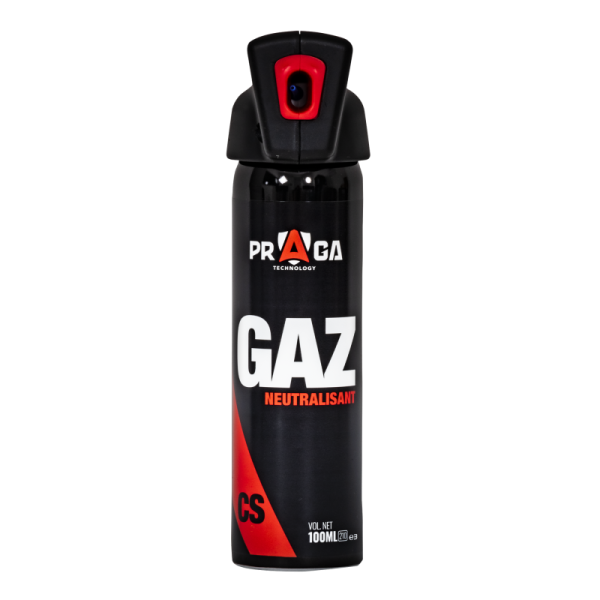 Bombe Gaz Praga CS Pro 100Ml : Sécurité Optimale et Portée Étendue