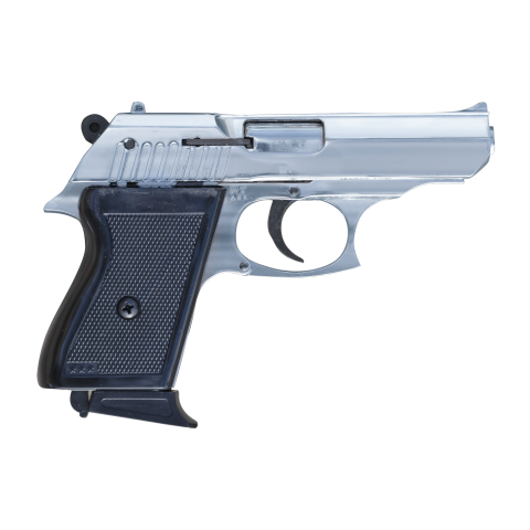 Pistolet Lady Chrome 9mm Pa : Compact, Sécurisé et Polyvalent