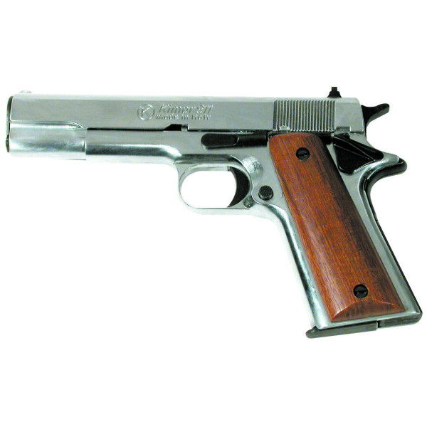 Pistolet 911 C9Mm Pa Chrome : Fiabilité et Précision Optimale