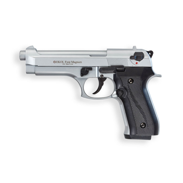 Pistolet Firat Magnum Chrome 9mm : Fiabilité et Polyvalence