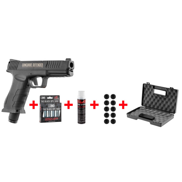 Pack Pistolet Défense Concorde Defender CD50 – 13J, Semi-Auto