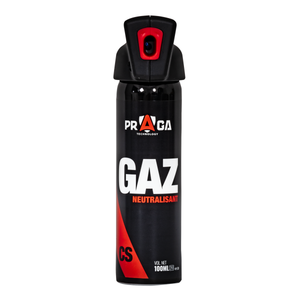Bombe Gaz Praga CS Pro 100Ml : Sécurité Optimale et Portée Étendue