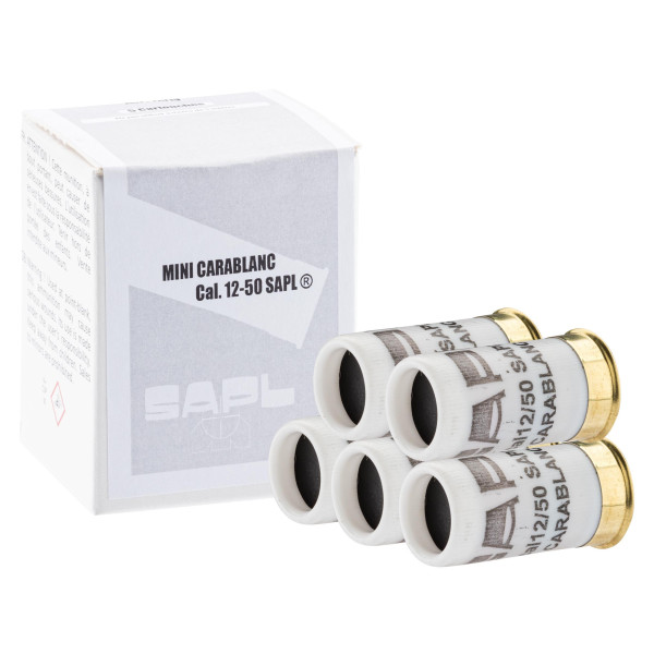 Cartouches à blanc SAPL Mini-Carablanc cal. 12/50 fiables