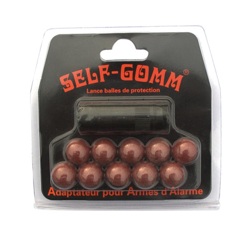 Adaptateur Self Gomm M9x1.0 Armsco + 10 projectiles gomme