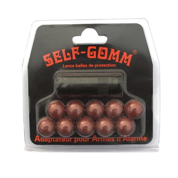 Adaptateur Self Gomm M9x1.0 Armsco + 10 projectiles gomme