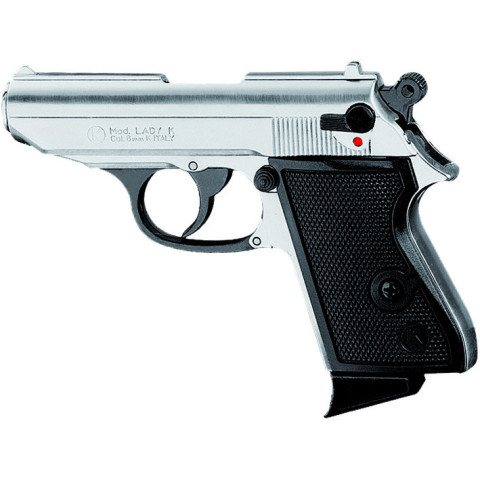 Kimar Lady K Chrome 9mm PA – pistolet à blanc compact