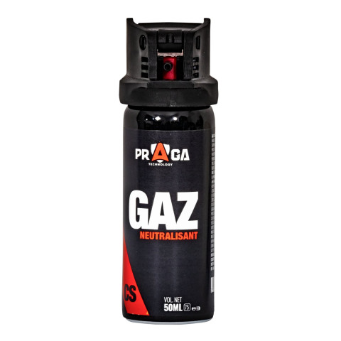 Bombe gaz CS 50ml Praga Technology – défense civile