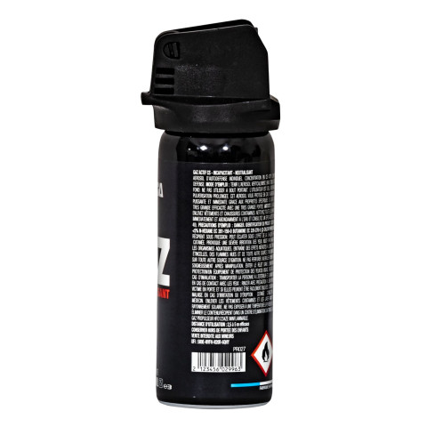 Bombe gaz CS 50ml Praga Technology – défense civile