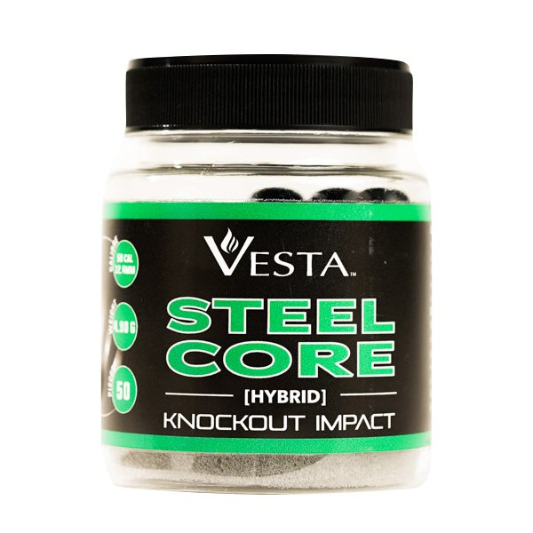 Billes Steel Core Cal.50 VESTA x50 – trajectoire fiable