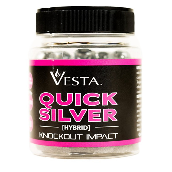 Billes Vesta Quicksilver cal.50 – lot de 50 munitions fiables