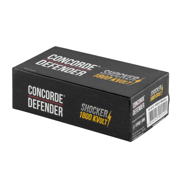 Concorde Defender électrochoc et lampe torche rechargeable 2-en-1