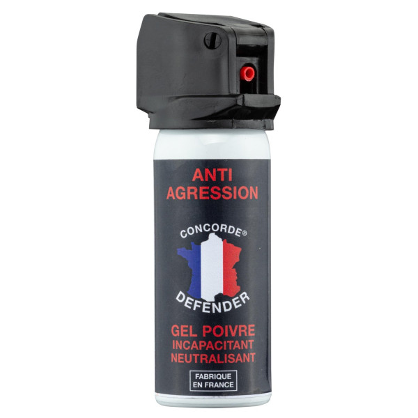 Gel poivre Concorde Defender 50 ml – défense anti-agression