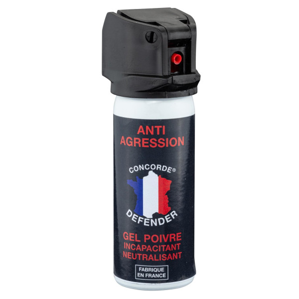 Gel poivre Concorde Defender 50 ml – défense anti-agression