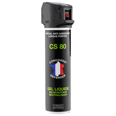 Gel lacrymogène CS Concorde Defender 75 ml – précis et fiable
