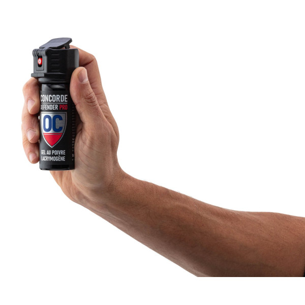 Aérosol lacrymogène Concorde Defender Pro – protection fiable
