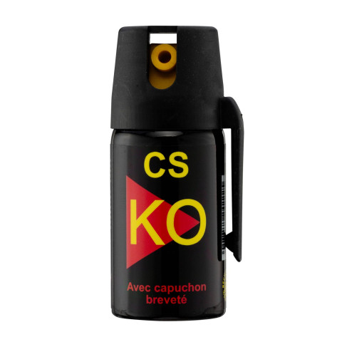 Spray CS jet directionnel 40 ml – défense légale compacte