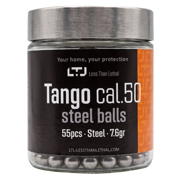 Billes LTL Tango Acier cal. 50 – 7,6 g – Lot de 55