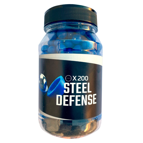Billes en acier Praga Technology Steel Defense C50 – lot de 200 munitions calibre 50