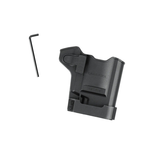 Holster paddle polymer T4E TR68 avec rétention à bouton et emplacement barillet