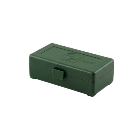 Boîte de rangement 50 munitions cal 9mm verte Megaline
