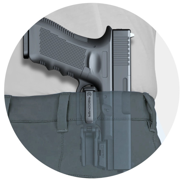 Holster clip à ressort Recover GZero Full Size