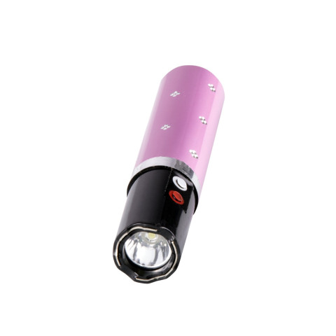 Shocker électrique forme rouge à lèvres UX Rose Métallique 2 000 000 V