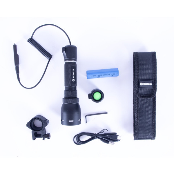 Lampe tactique rechargeable Konus Konuslight RC-8 1000 lumens