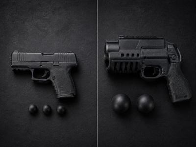 Calibre 50 vs calibre 68 : quel pistolet à balles caoutchouc choisir pour les pr